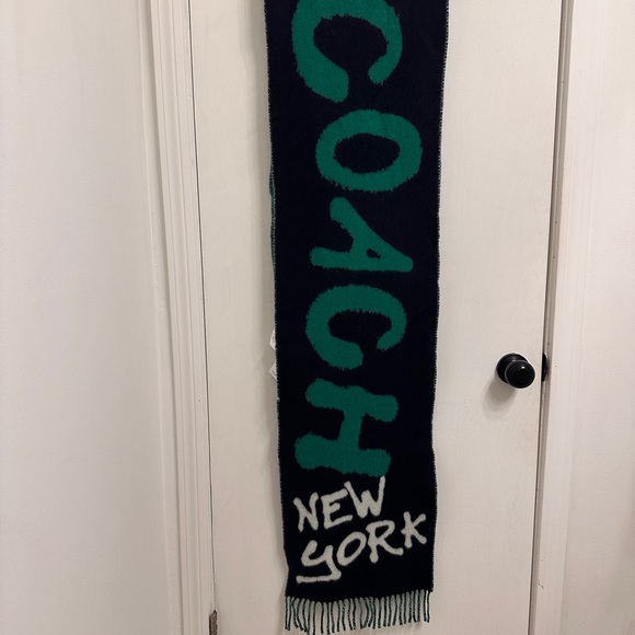 Coach Graffiti New York Scarf |Wool and Cashmere| NWT - Picture 2 of 7
